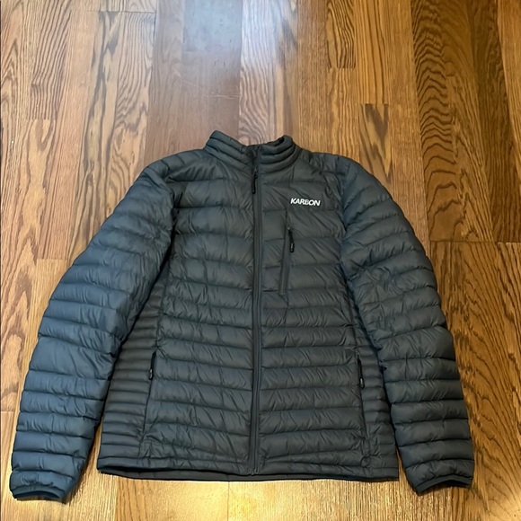Karbon Other - Karbon Gray Quilted Puffer Jacket with Water-Resistant Shell. EUC!